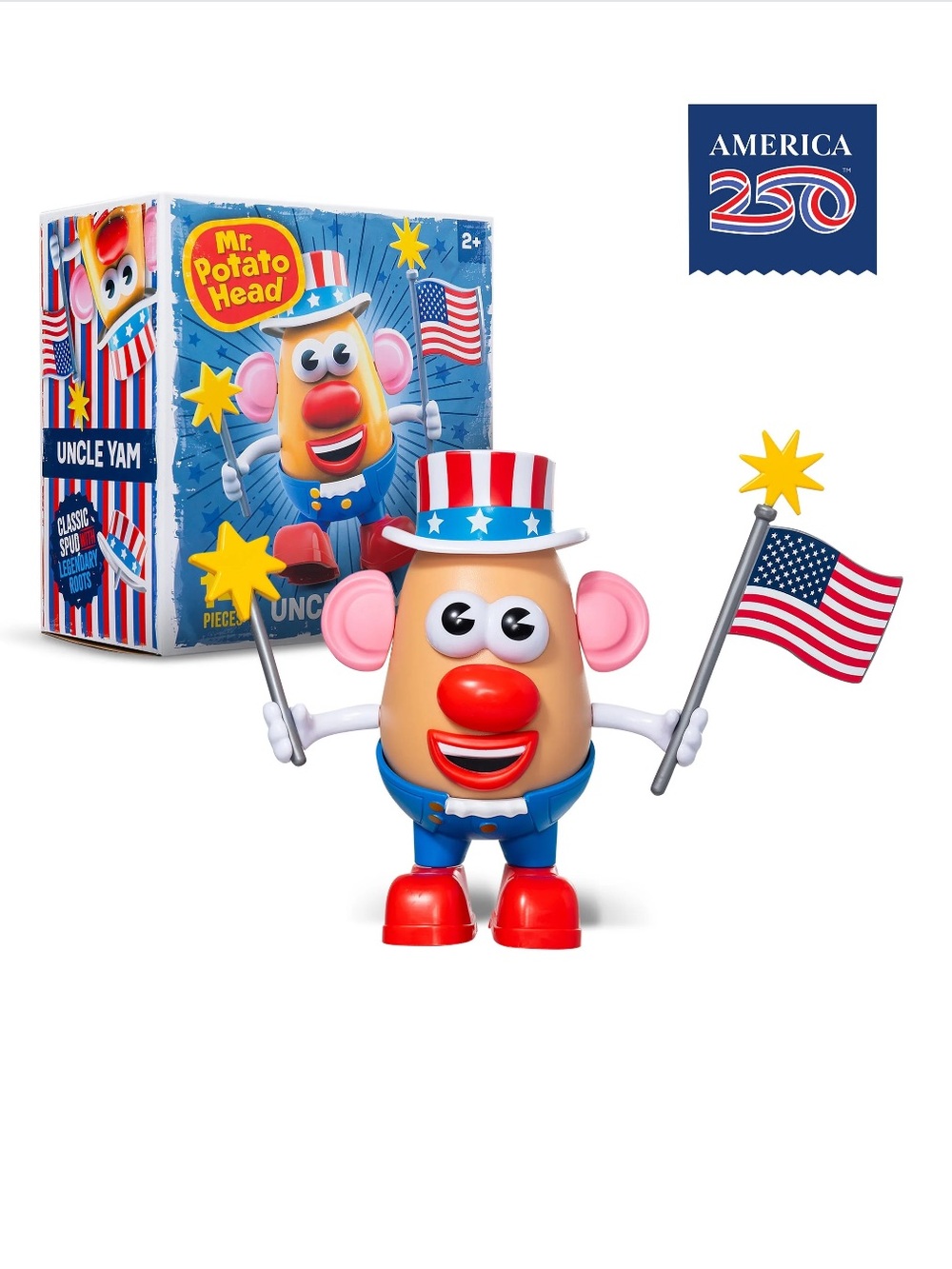 Mr. Potato Head Uncle Yam 250th Anniversary, 14 Mix & Match Pieces